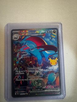 Salamence ex Pokémon Card 156/128 Holo