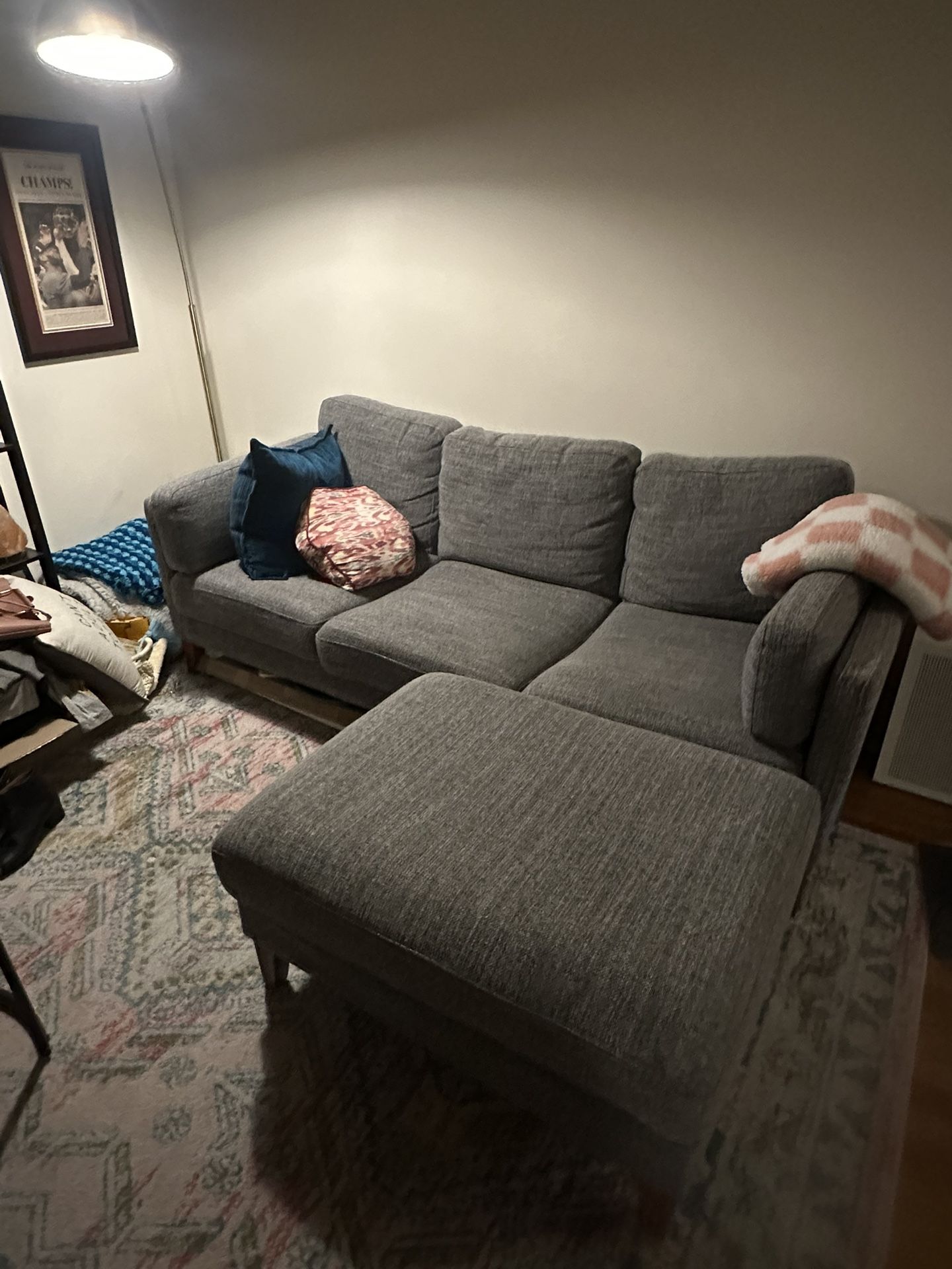 World Market Sofa & Ottoman