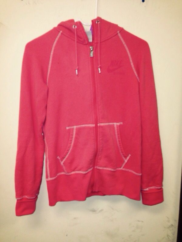 Women's Nike medium pink hoodie