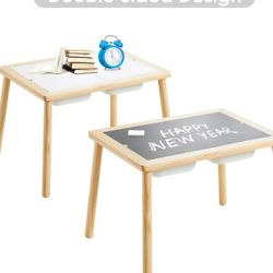 NEW  Play Sand Indoor Sensory Table, with 3 Storage Bin for Kids