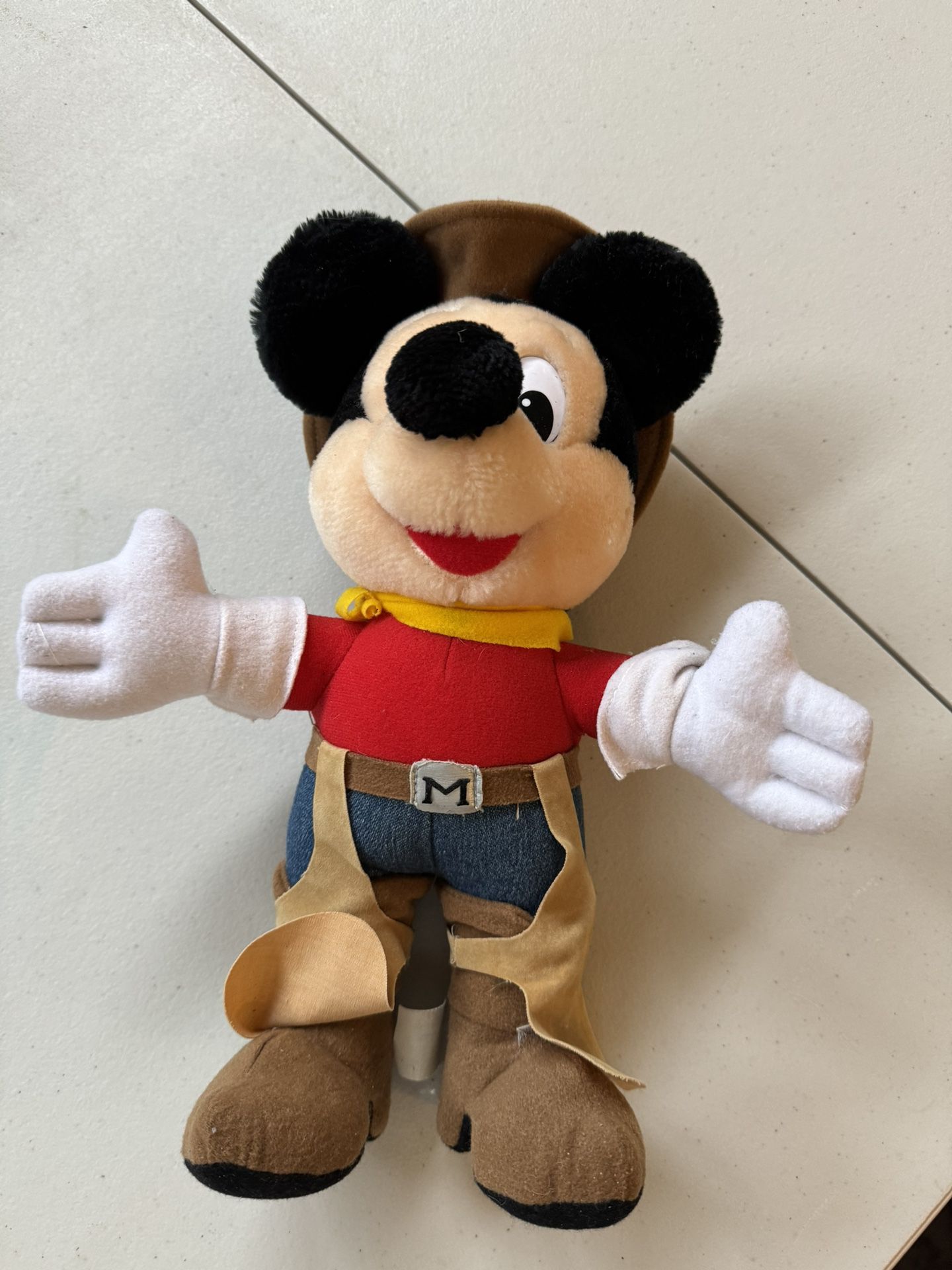 vintage mickey mouse stuffed animal 