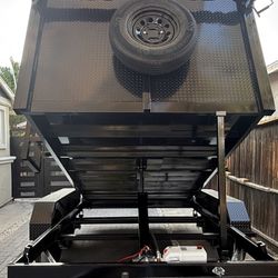 New 8x4x12 Hydraulic Utility Dump Trailer With Accesorios Included 💎