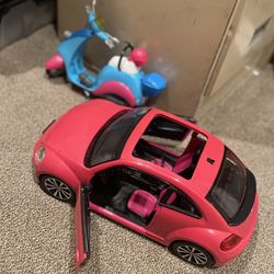 Barbie VW and Vespa