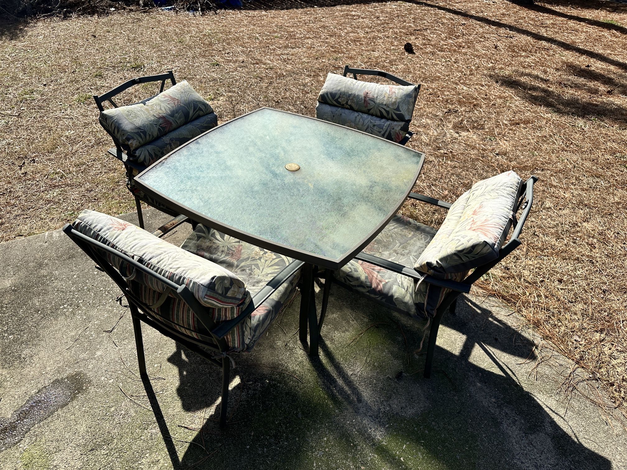 Patio Set With Four Chairs