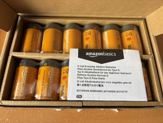 AmazonBasics D Cell Alkaline Batteries
