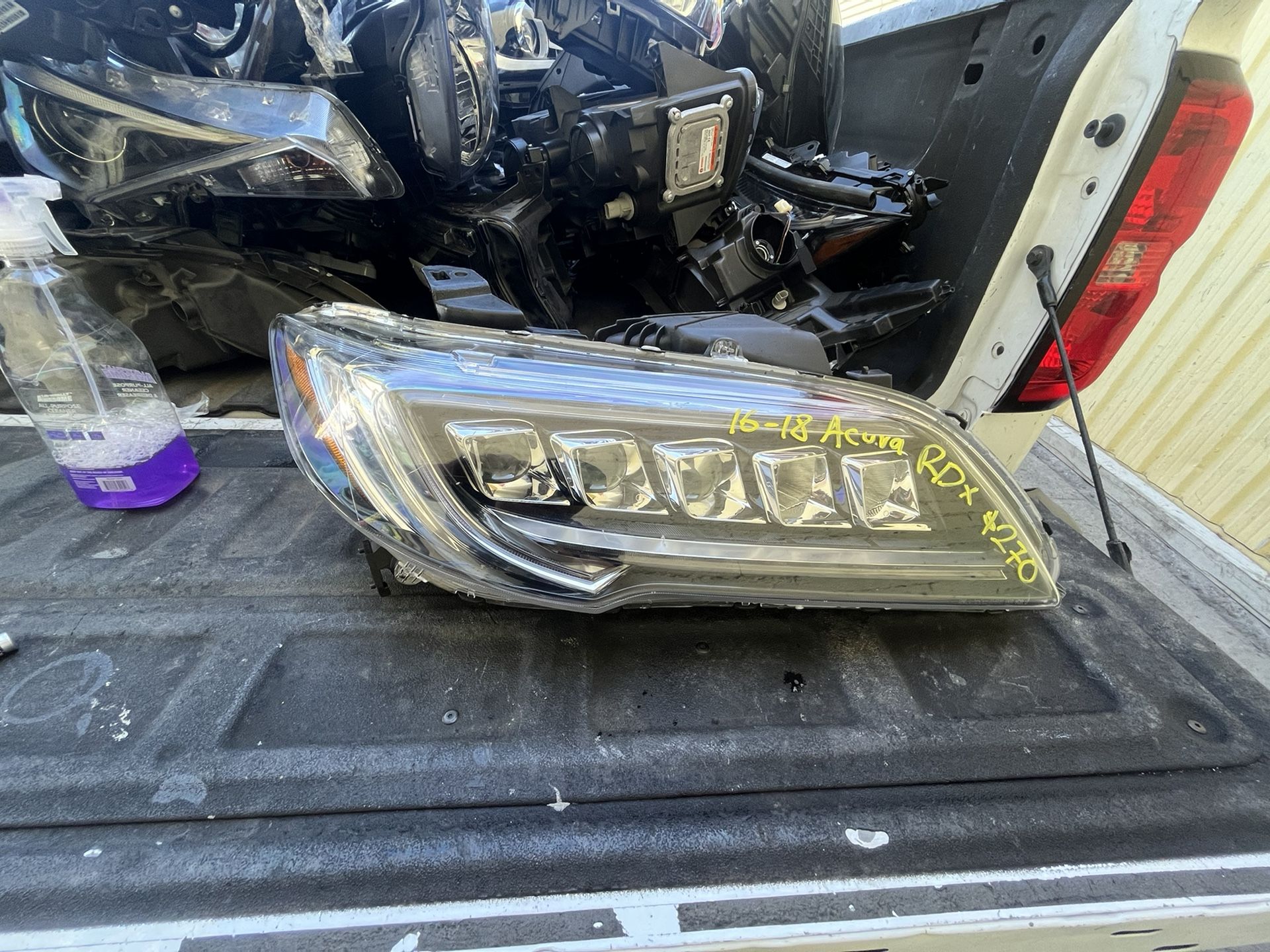 2016-2018 Acura Rdx Passenger Headlight 