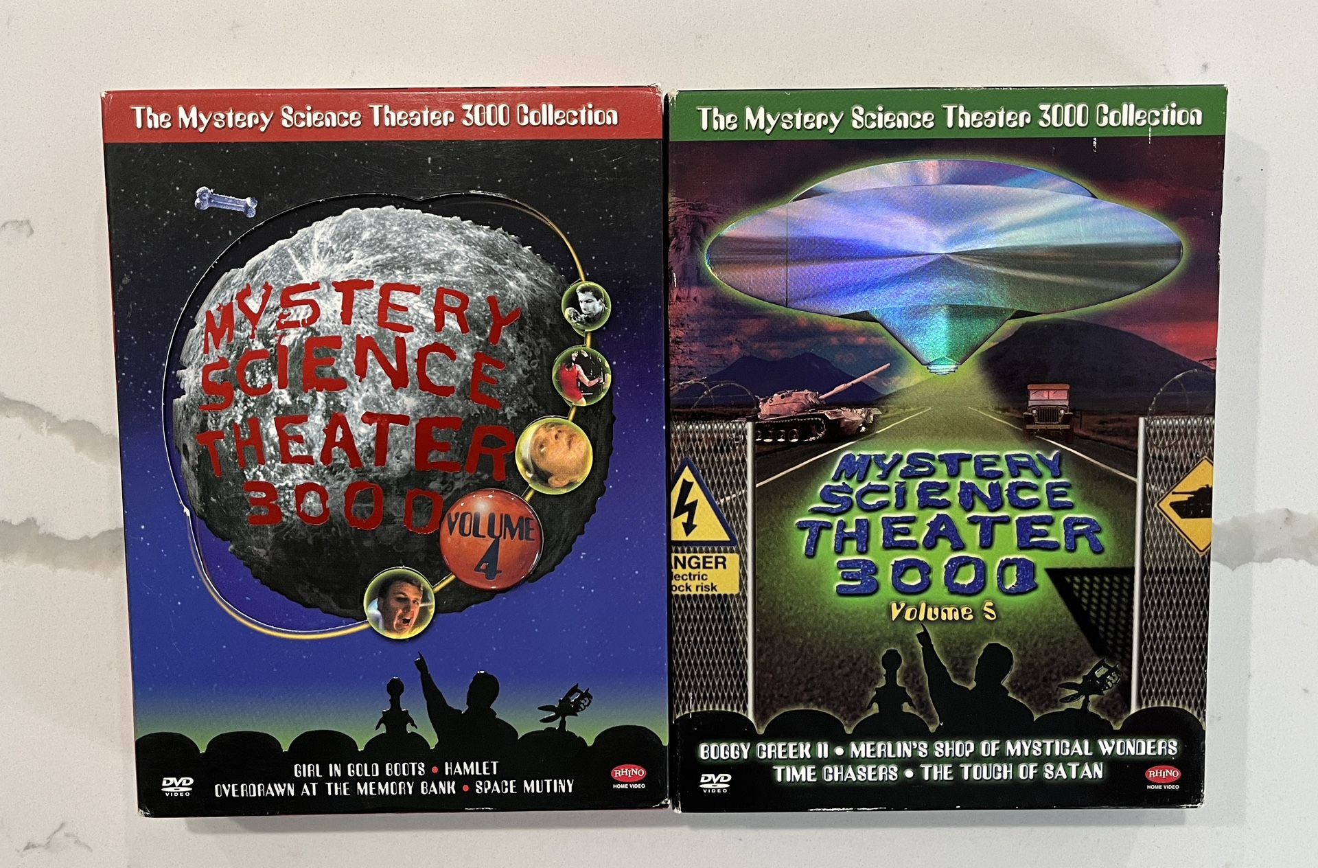 Mystery Science Theater 3000 Collection - Vol. 4 And Vol. 5 Lot By RHINO video