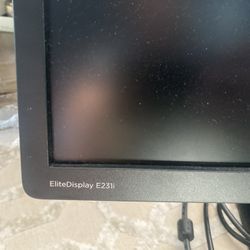 HP Monitor 23” With HDMI Adapter 