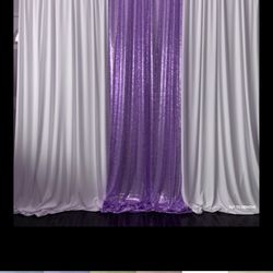 💜BACKDROP CURTAINS FOR SALE 💜