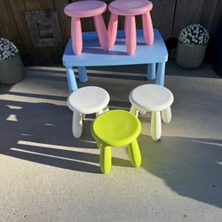 Kids Table And Stools