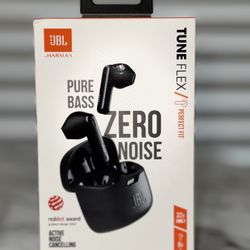 JBL Tune Flex True Wireless Bluetooth Noise Canceling Earbuds UNOPENED