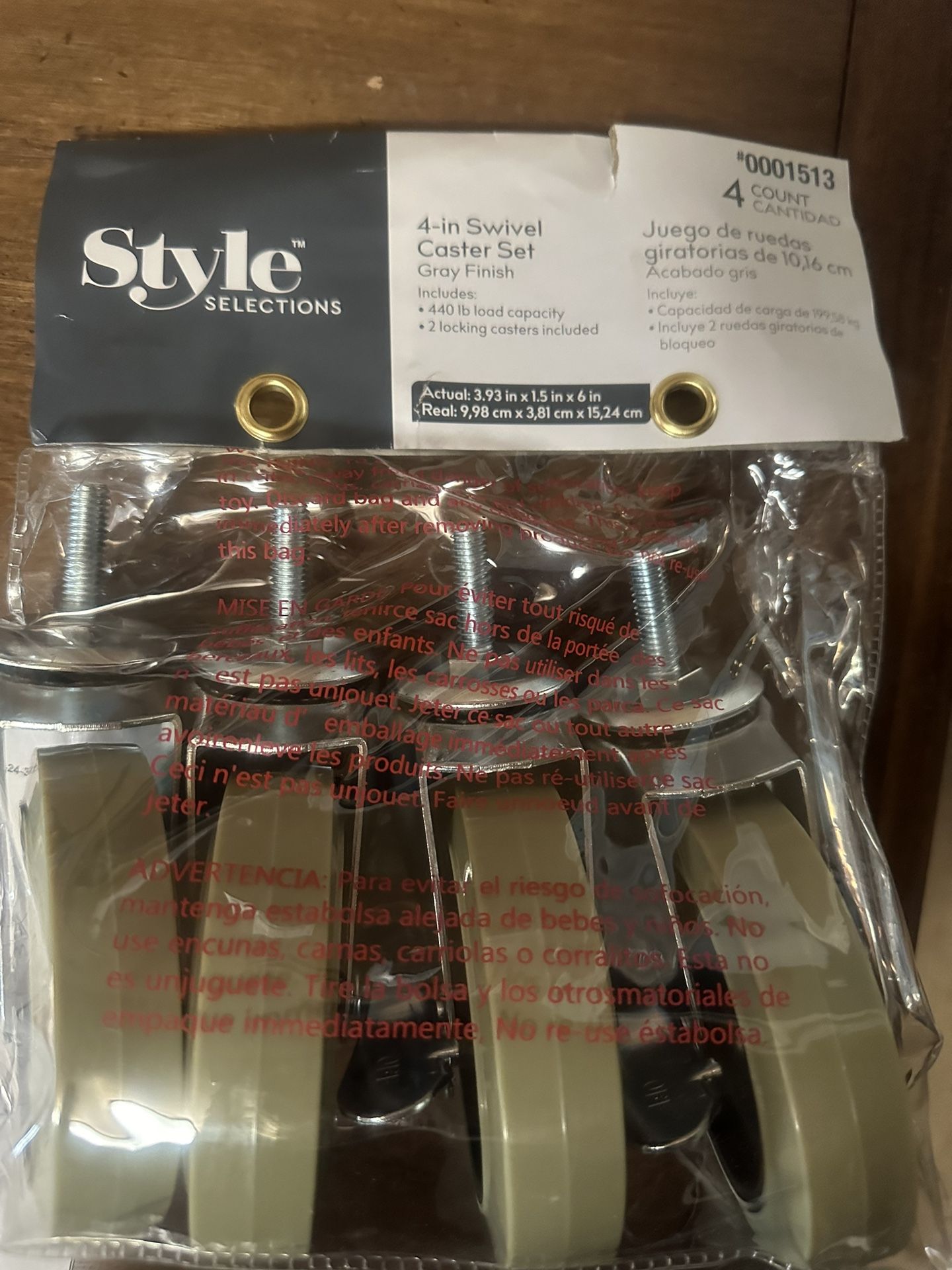 Brand new 4 Inch Caster Set!