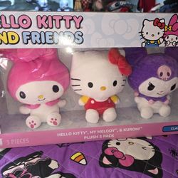 Hello Kitty And Friends Plushy Set 