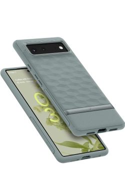 Caseology Parallax Protective Case Compatible with Google Pixel 6, Sage Green