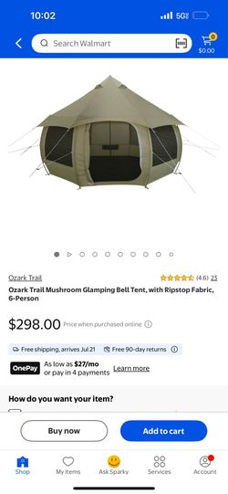 6 person mushroom tent