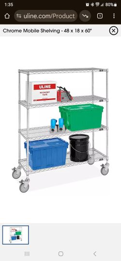 Mobile Wired Shelving Carts