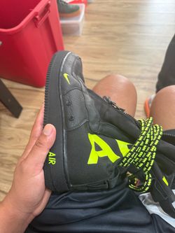 Nike Air Force 1 High Black Volt Sneakers