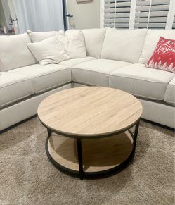 Round coffee table