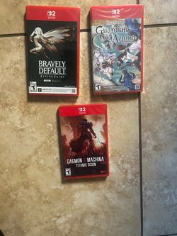 One Nintendo switch 2 games new $30 each one or 2 for $55 price firm