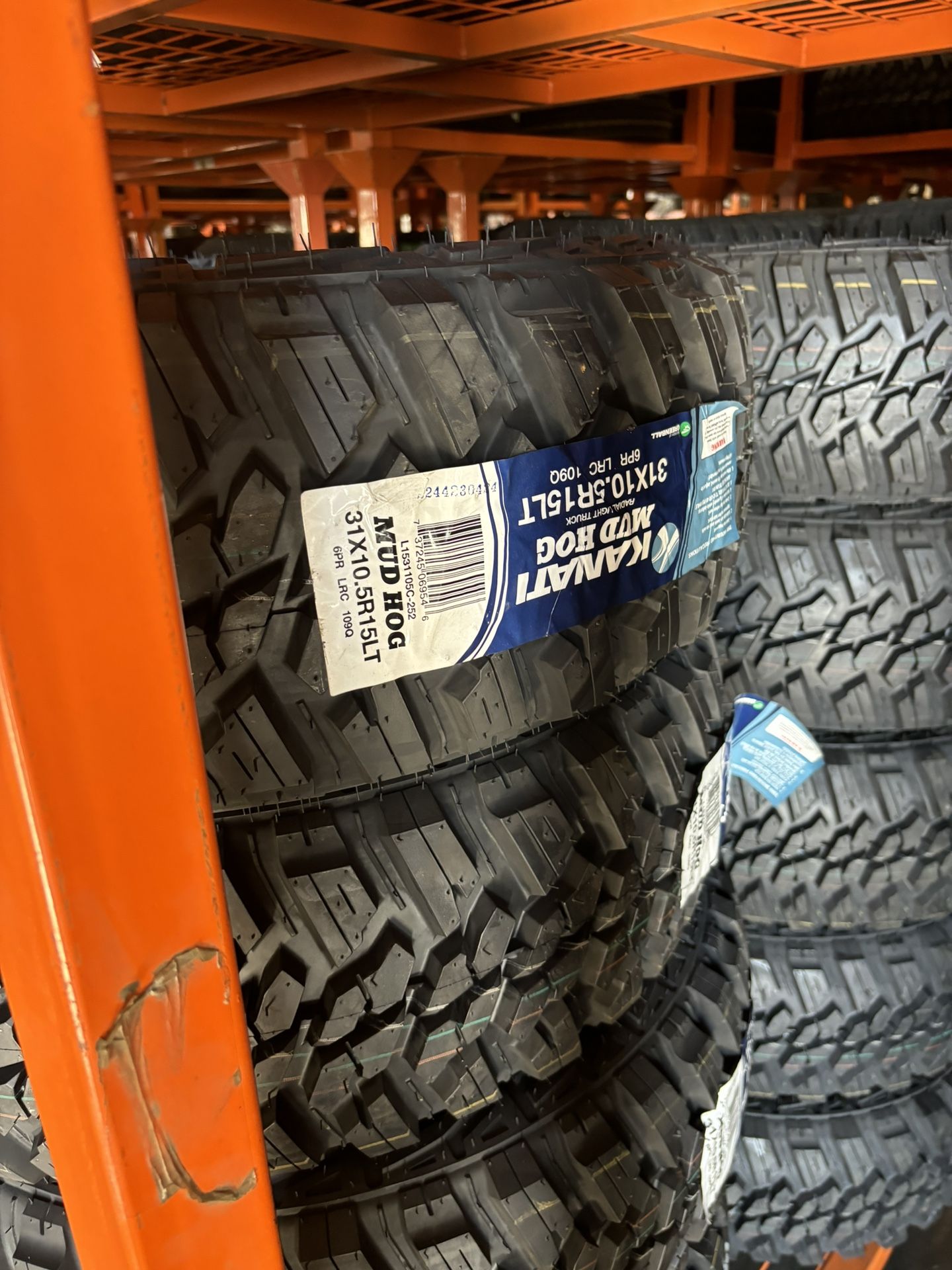 4 NEW 31x10.50R15 Kanati Mud Hog $600