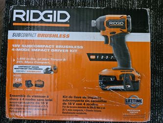 Rigid 18v Brushless Subcompact Hex Impact