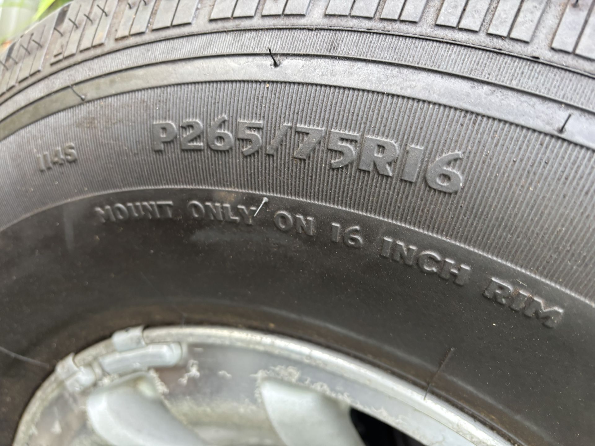 265/75/16 Tires