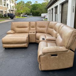 Couch/Sofa Sectional - Electric Recliner - Leather - Delivery Available 🚛