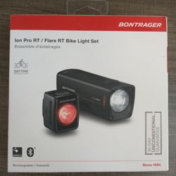 Never Used Bontrager Ion Pro RT/Flare RT Light Set w/ Wireless Transmitter