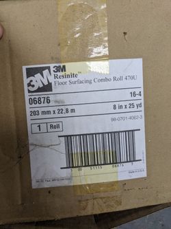 3M sand paper, 16 grit. New roll.