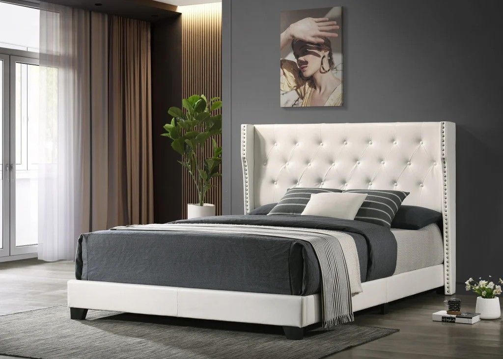 KING BED FRAME NO MATTRESS