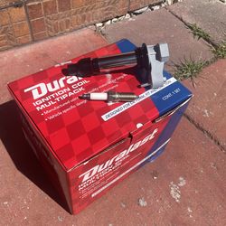 Coil pack and spark plugs for GM vehicles year 2008 to 2019 V6 engine