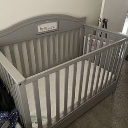 Baby Crib, Turns Into A Bed $240