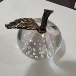 Paperweight  Apple Glass  Bobble Controlled 