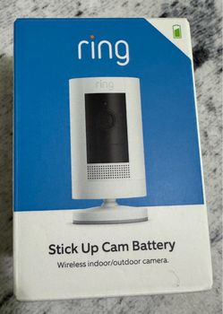 Ring Outdoor Cam (Stick Up Cam), Weather-Resistant Home or Business HD Security Camera, Live View, Color Night Vision, Two-Way Talk, Motion Alerts, Wo
