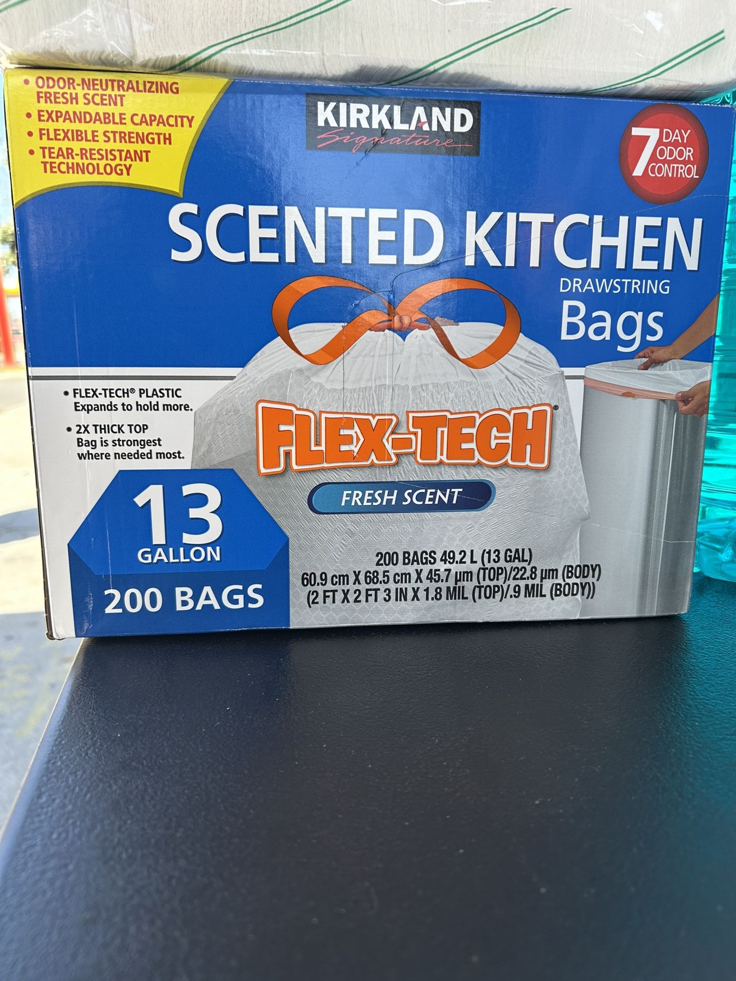 Kirkland Scented Kitchen Drawstring Bags 13 Gallon 200 Bags