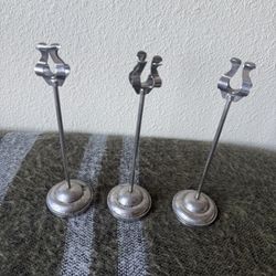 Table Numbers Holders Silver Wedding Event Party 