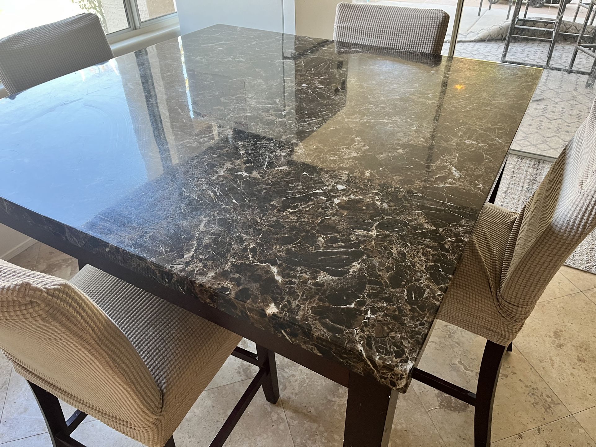 Square Counter Height Dining Table