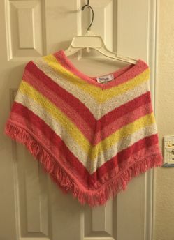 Girls puncho size 6x