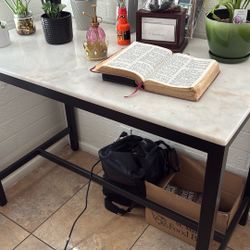 Marble Glass Table 