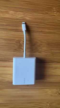 Belkin Ethernet + Power Adapter with Lightning Connector