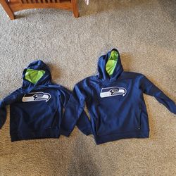 2 Kids Seahawks Sweatshirts 