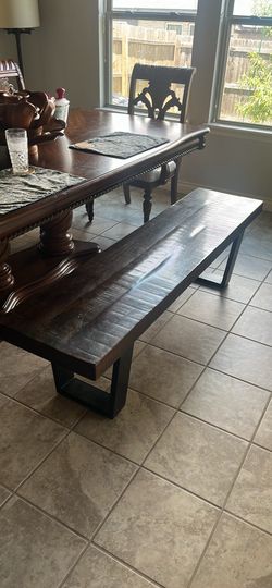 Solid Wooden Bench