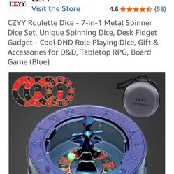 Tabletop Roulette Dice Game 