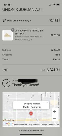 Got These On The Way Union Jordan 2