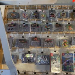 Super Nintendo And Nintendo 64 & Games Switch Sales