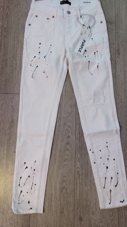 purple jeans