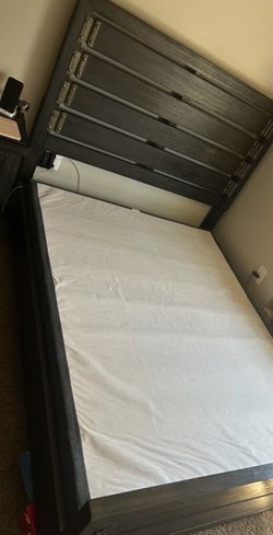 Dark Wood Bed Frame