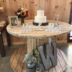 Rustic Wooden Display