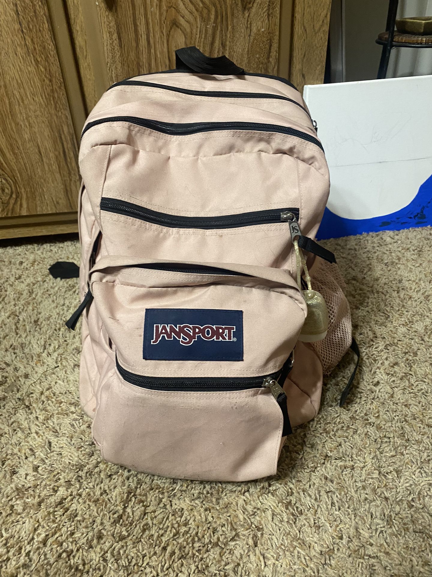Jansport 5 Pocket Backpack Color Pink