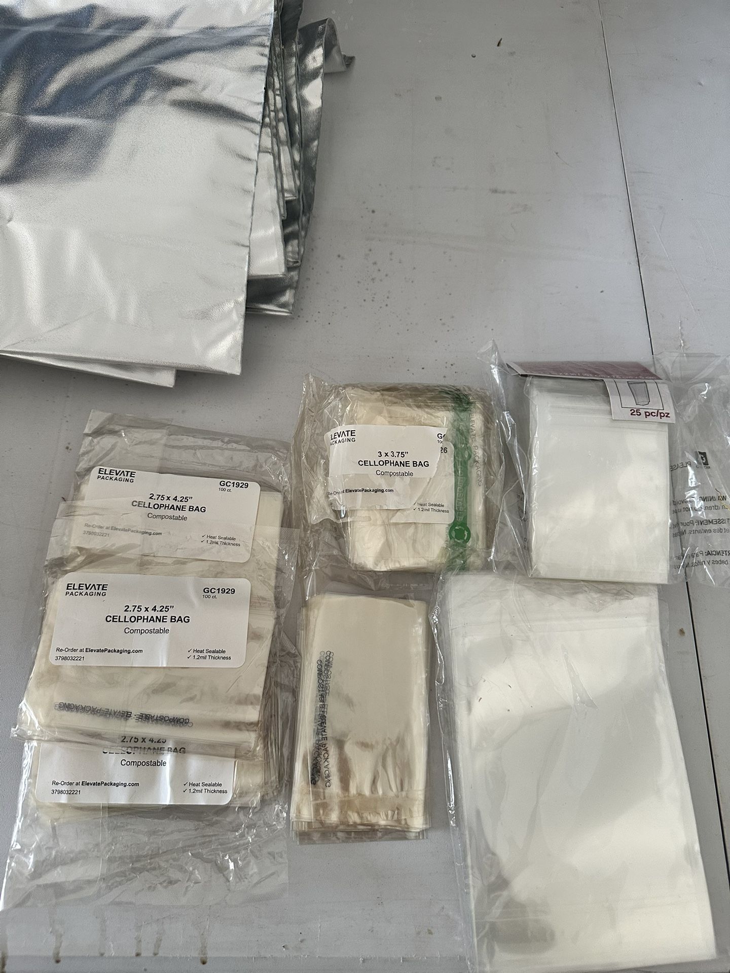Variety Packs Of Cellophane Bags